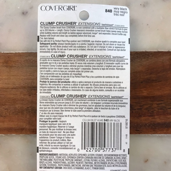 SOLD CoverGirl Clump Crusher Extensions Mascara VB - Picture 2 of 2